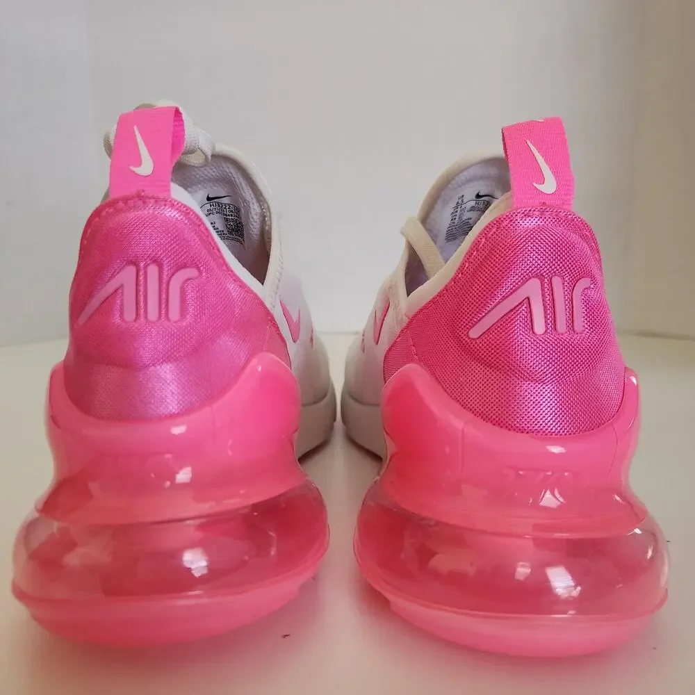 Nike Air Max 270 - Women's (Summit White/Pink Spell/Summit White) Size 6